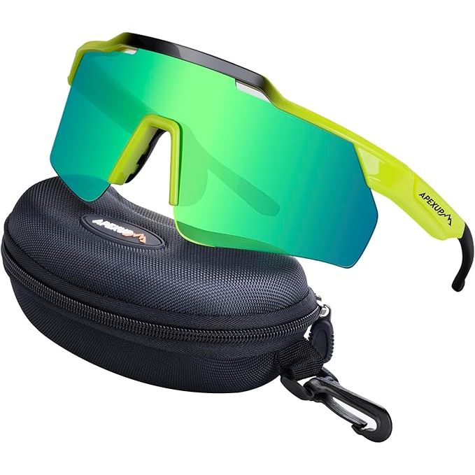 Kính râm phân cực thể thao APEXUP Sports Polarized Sunglasses for Men Women, UV400 Protection Men's 