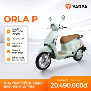 [TRẢ GÓP 0%]  Xe Máy Điện YADEA ORLA 2024 Tiết Kiệm Năng Lượng 65 KM Một Lần Sạc - Bảo Hành 2 Năm