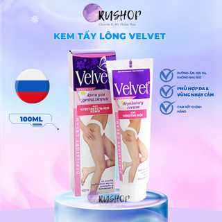Kem tẩy lông Velvet Nga chiết xuất hoa cúc tẩy sạch nhẹ nhàng, da mềm mịn
