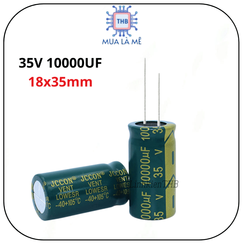 Tụ hóa 35V 10000uF 18x35mm tần số cao chất lượng cao