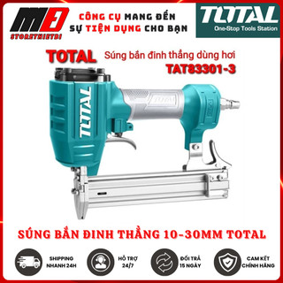 Máy bắn đinh thẳng gỗ dùng nén khí total tat83301-3 sử dụng ghim 10-30mm