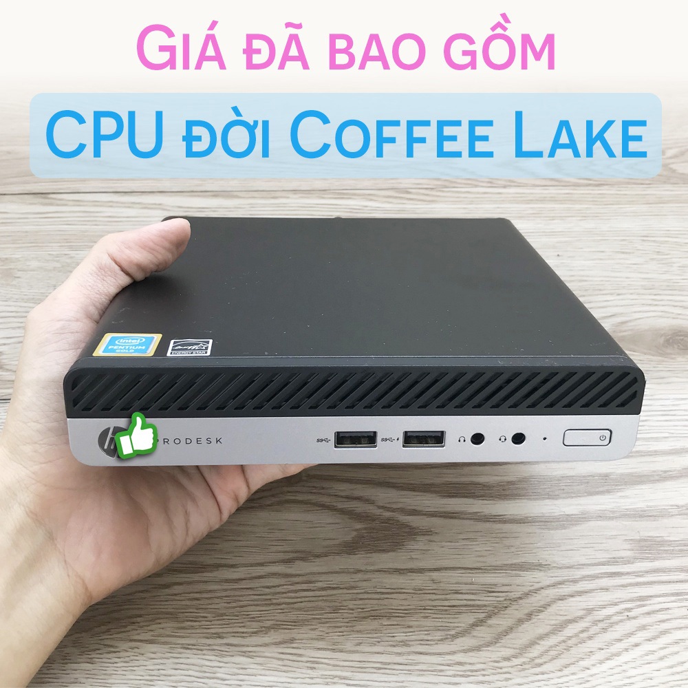 [Đúng hình] Mini PC HPmini Prodesk 400 G4 mini pc - G5400T - Coffee Lake - Win11