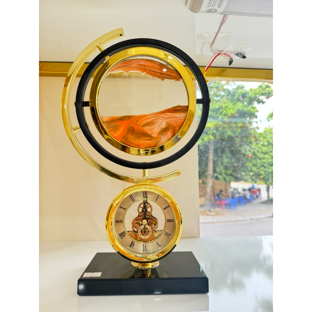 Đồng hồ để bàn, đồng hồ decor, đồng hồ trang trí kệ tủ
