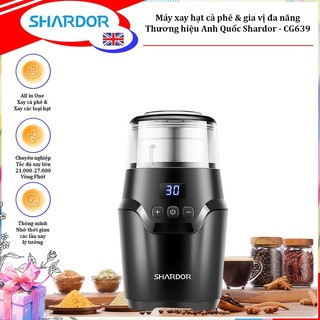 Máy xay hạt cà phê và gia vị đa năng, thương hiệu Anh Quốc cao cấp Shardor - CG639