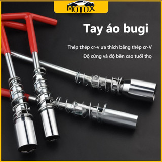 Xoay 360 độ Cờ Lê Chữ T Tháo Gỡ Bugi Đánh Lửa Dụng Cụ 16/21mm Chuyên Dụng độ có lò xo tay cầm bọc cao su hàng chất lượng