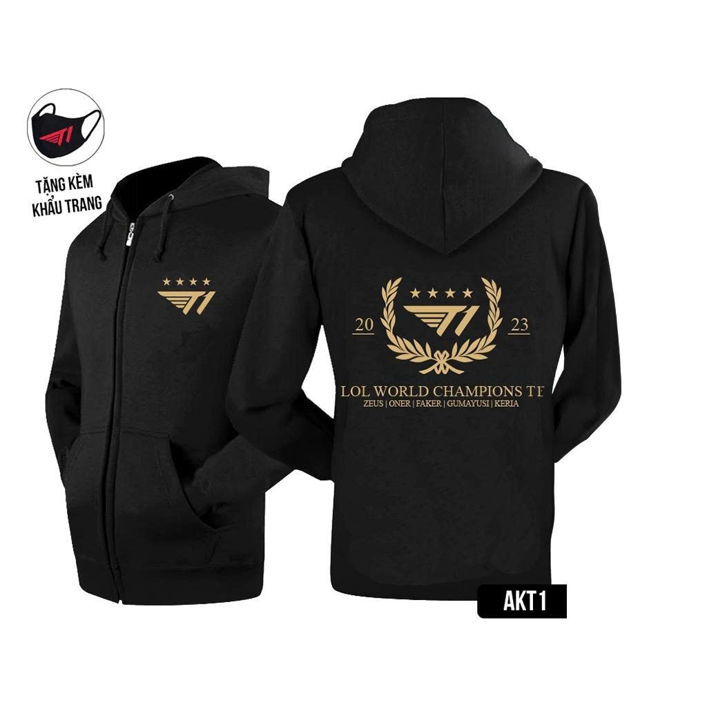 áo khoác t1 🎁 FREESHIP 🎁 áo T1 CKTG - áo skt t1 các thành viên faker zeus oner keria gumayusip
