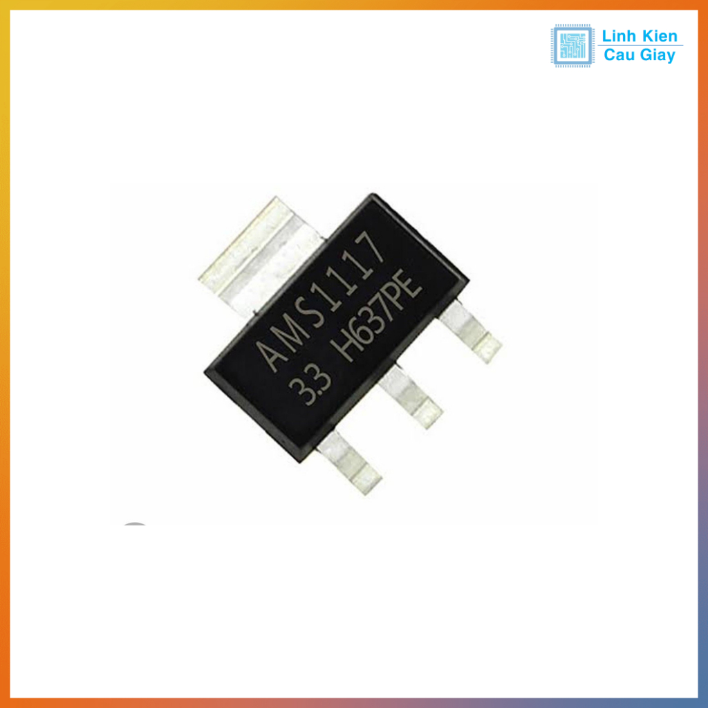 Linh kiện IC nguồn AMS1117 SOT223