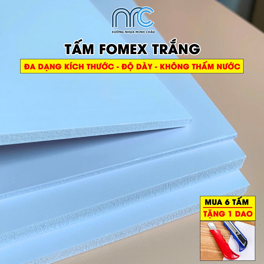 Tấm fomex trắng, Bìa fomex dày 3mm, 5mm, 8mm, Bìa fomex trắng làm đồ handmade