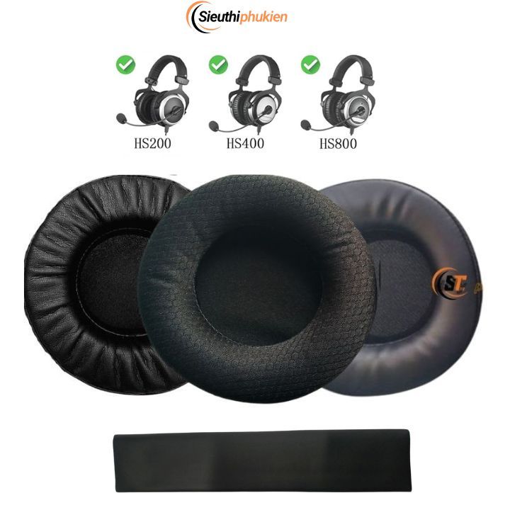 Cặp đệm ốp tai nghe Beyerdynamic HS200 HS400 HS800 0100