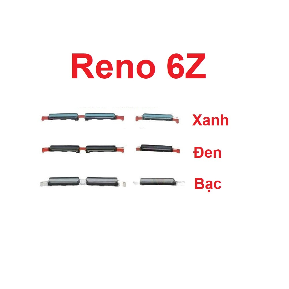 Bộ Nút Bấm Nguồn Âm Lượng Ngoài Oppo Reno 6Z 4G 5G On Off Power Volume