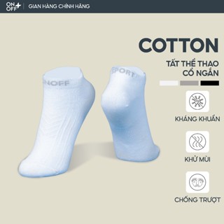  Tất nam thể thao cổ ngắn ONOFF chất liệu cotton mềm mịn - 18AE23A109 