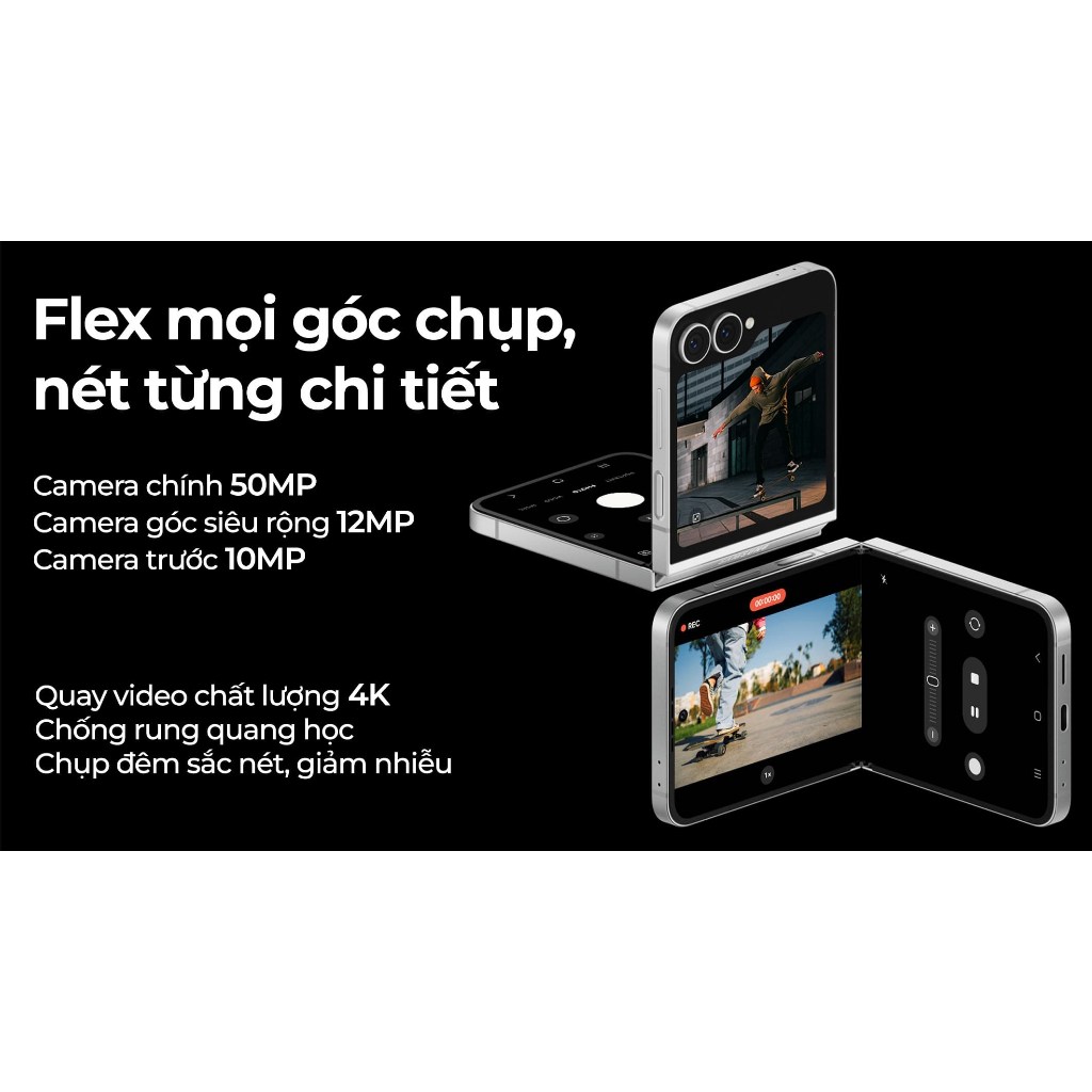 Điện Thoại Samsung Galaxy Z Flip7 FE 8GB/128GB Chính Hãng | BigBuy360 - bigbuy360.vn
