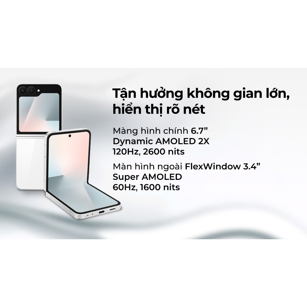 Điện Thoại Samsung Galaxy Z Flip7 FE 8GB/128GB Chính Hãng | BigBuy360 - bigbuy360.vn
