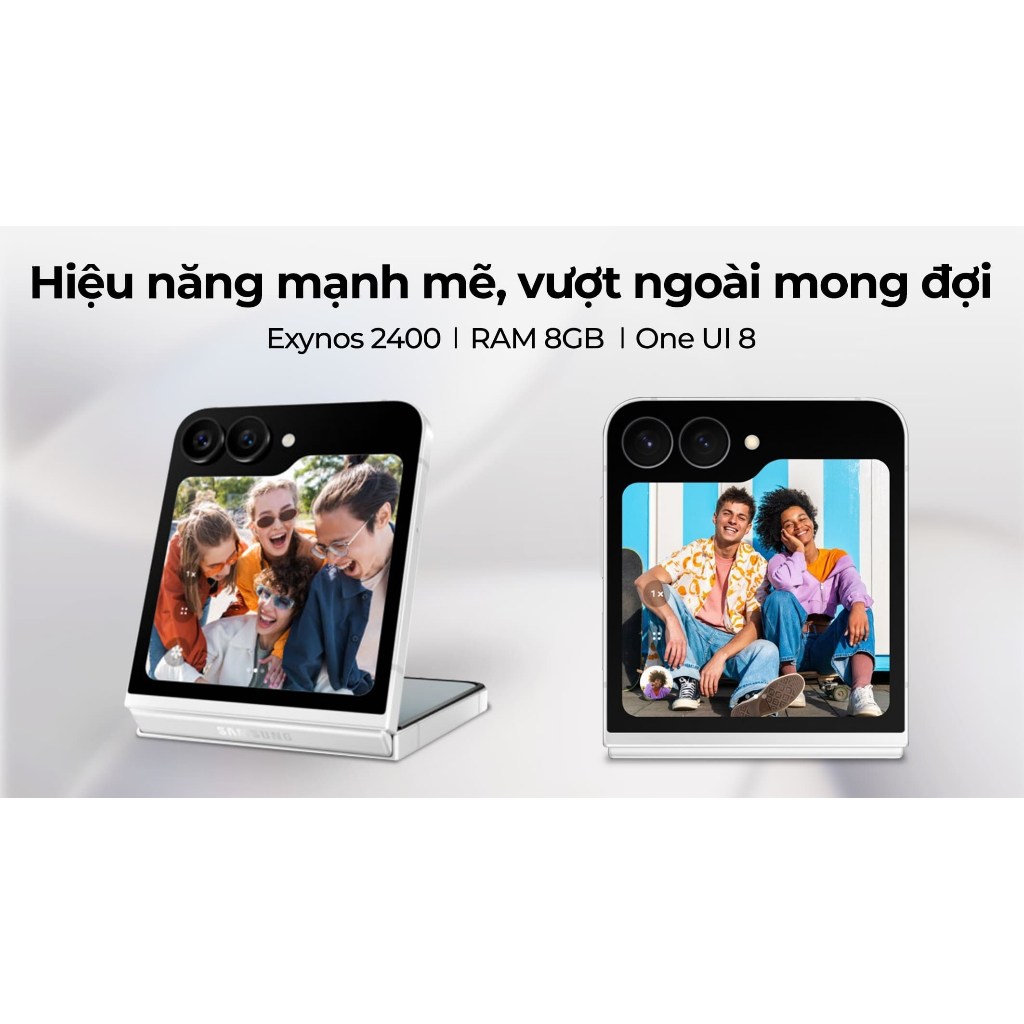 Điện Thoại Samsung Galaxy Z Flip7 FE 8GB/128GB Chính Hãng | BigBuy360 - bigbuy360.vn
