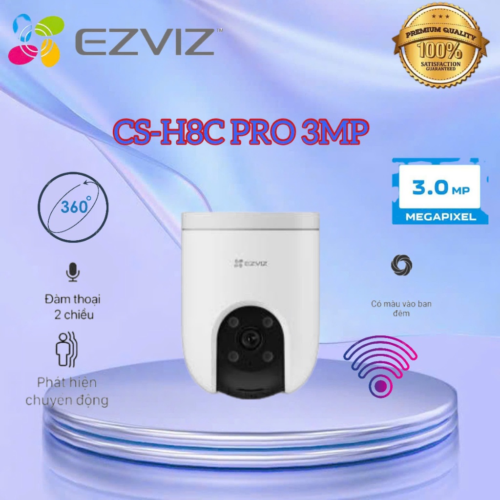 Camera WiFi quay quét EZVIZ H8C Pro 2K 3MP