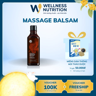 Dầu Balsam Thảo Dược Siberian Massage 250ml, Dưỡng da, thư giãn cơ thể, 100% từ thiên nhiên