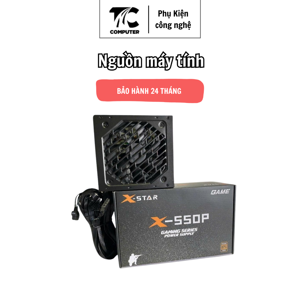 Nguồn máy tính X400, X450 , X500 , X550 , X600 , X650, Chính Hãng , Bảo Hành 24 Tháng