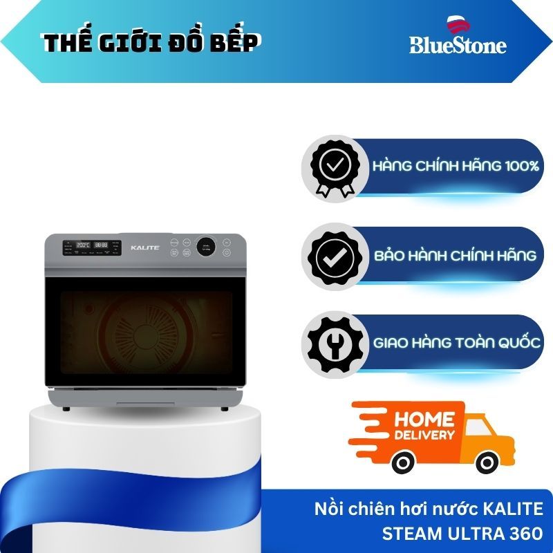 Nồi Chiên Hơi Nước KALITE STEAM ULTRA 360 – Dung tích lớn 20L – Công nghệ SteamTech Fusion 360 - TGB