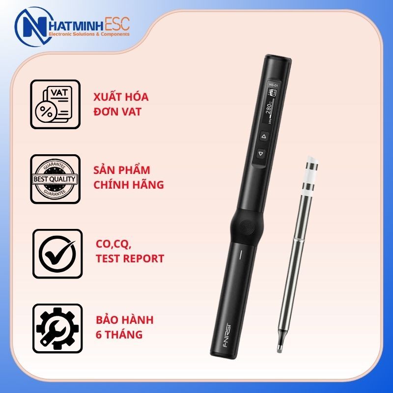 Mỏ hàn thiếc Mini FNIRSI HS-01 (80-420°C)