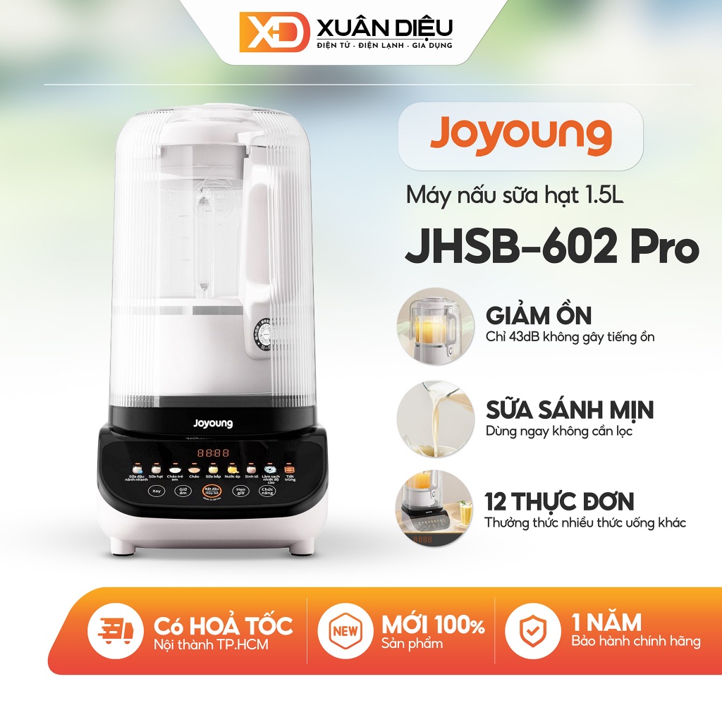 Máy Nấu Sữa Hạt Đa Năng Joyoung JHSB-602 Pro