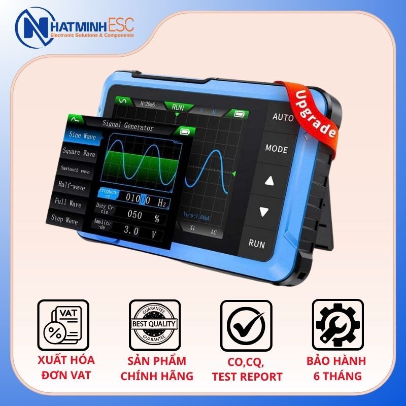 Máy hiện sóng đa năng FNIRSI DSO-510 10MHz (hiện sóng, phát xung)
