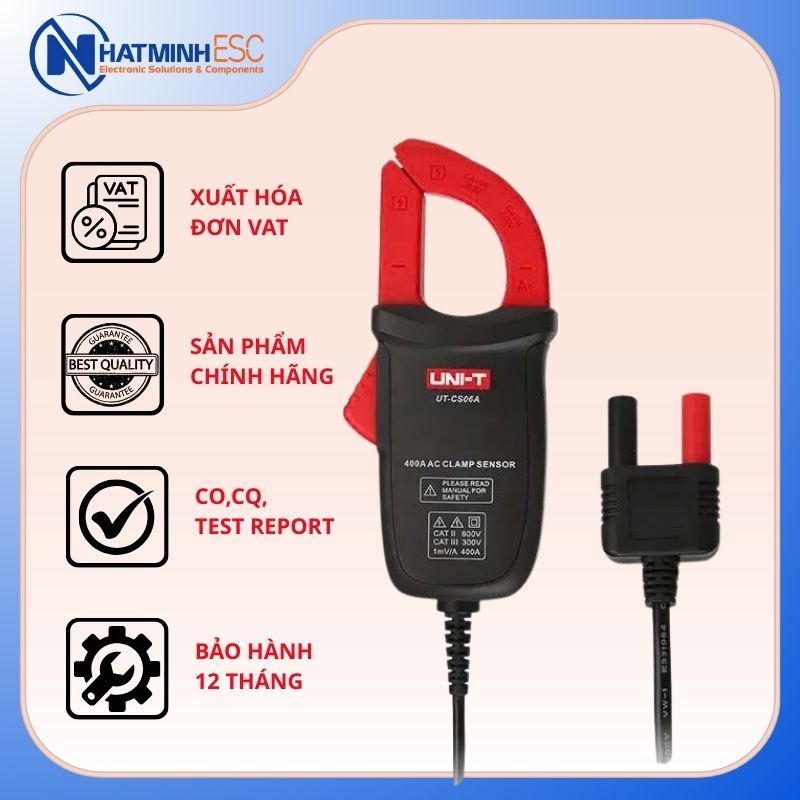 Bộ cảm biến dòng mở rộng UNI-T UT-CS06A (AC 400A, 50~400Hz)