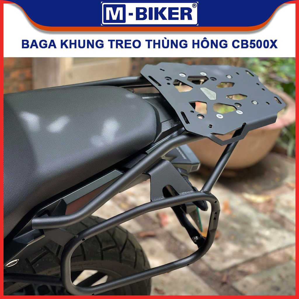 M-Biker | Baga CB500X, Baga sau CB500X, Baga hông CB500X, Baga gắn 3 thùng CB500X