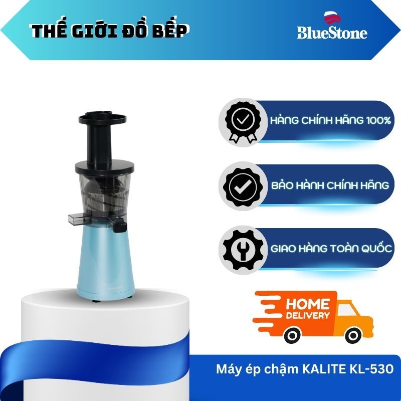 Máy Ép Chậm KALITE KL530 – Nhỏ gọn tinh tế – Công suất mạnh mẽ 200W kiệt bã êm ái - TGB