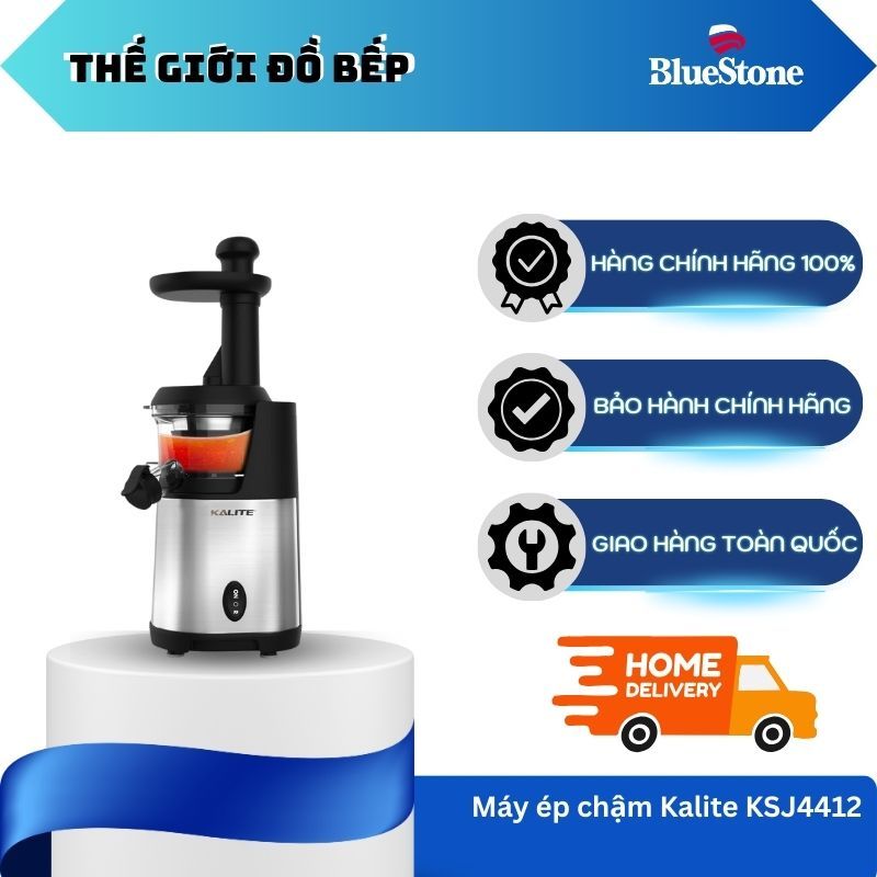 Máy Ép Chậm Kalite KSJ4412 – Công suất 200W ép đa dạng nguyên liệu – Thân thép không gỉ - TGB
