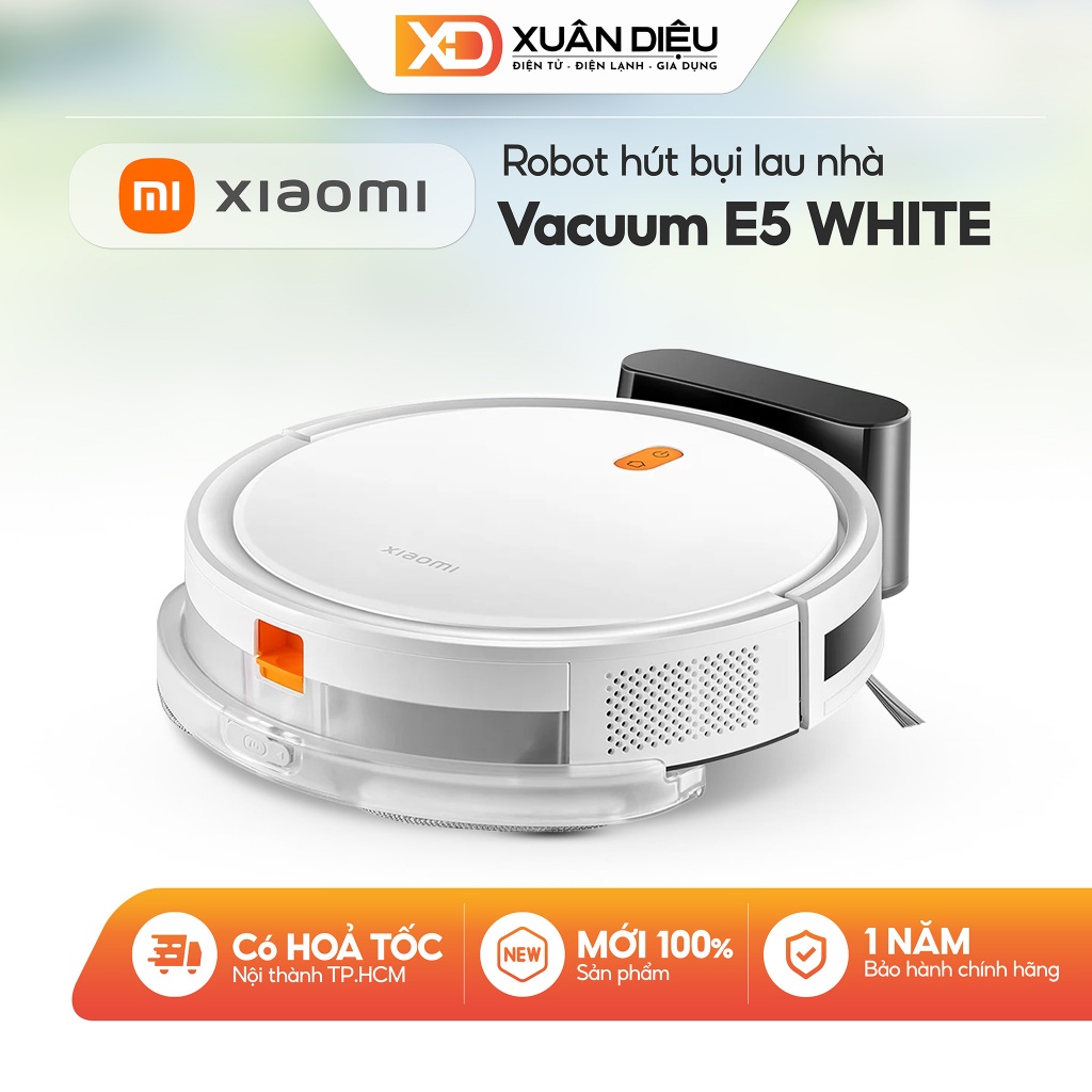 Robot Hút Bụi Lau Nhà Xiaomi Vacuum E5 WHITE