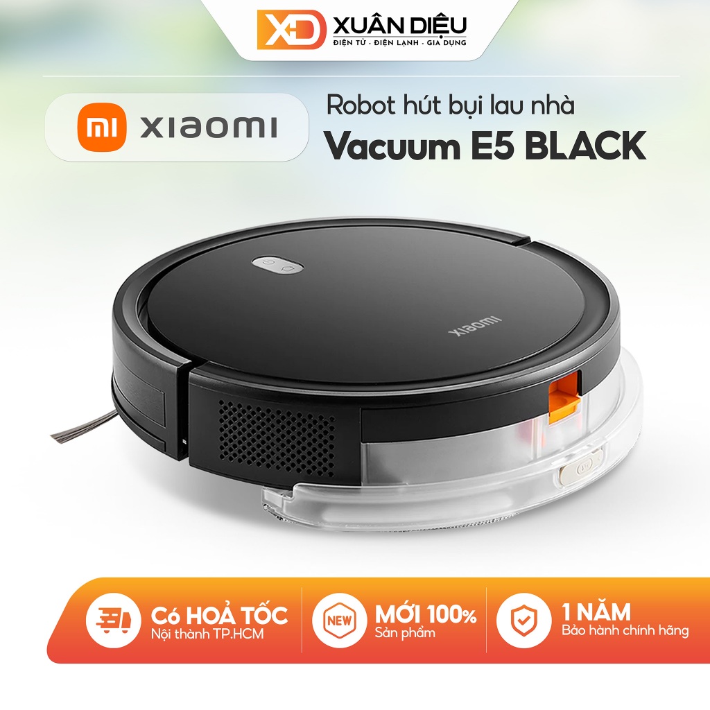 Robot Hút Bụi Lau Nhà Xiaomi Vacuum E5 BLACK