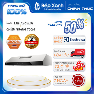 Máy Hút Mùi Âm Tủ Electrolux ERF726SBA - Điều Khiển Cảm Ứng - Công Suất 650 m3/h