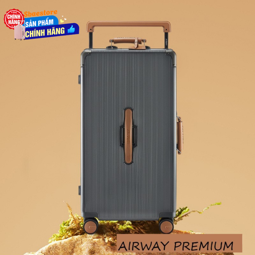 Vali kéo AIRWAY PREMIUM Chính hãng size 28/32L KHUNG NHÔM KHOÁ SẬP TSA cao cấp Bảo Mật Chắc Chắn