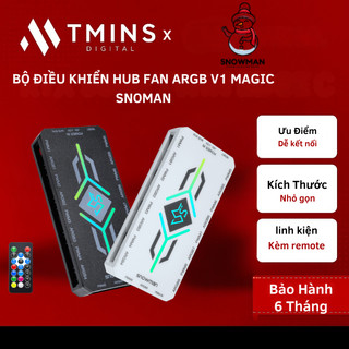 BỘ ĐIỀU KHIỂN HUB FAN ARGB V1 MAGIC SNOMAN - Hàng chính hãng.