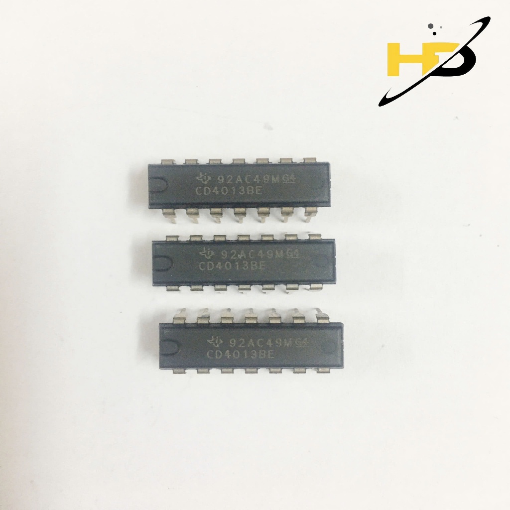 Combo 2 Con IC Logic CD4013BE , IC 4013 - DIP14 Chất Lượng , Linh Kiện Loại Tốt