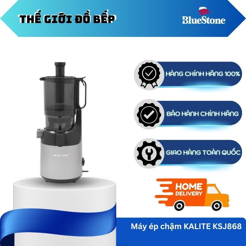 Máy Ép Chậm KALITE KSJ868 – Động cơ DC siêu khỏe – Ép kiệt bã 98 phần trăm - TGB