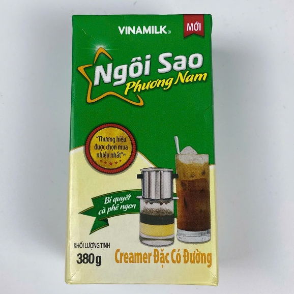 COMBO 5 hộp sữa 380g -  hộp Sữa Đặc Ngôi Sao Phương Nam Hộp Giấy 380g