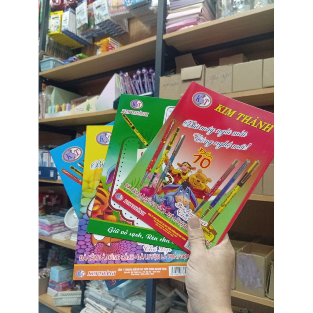 Combo 10 chiếc Giấy kê tay Kim Thành mix đủ màu