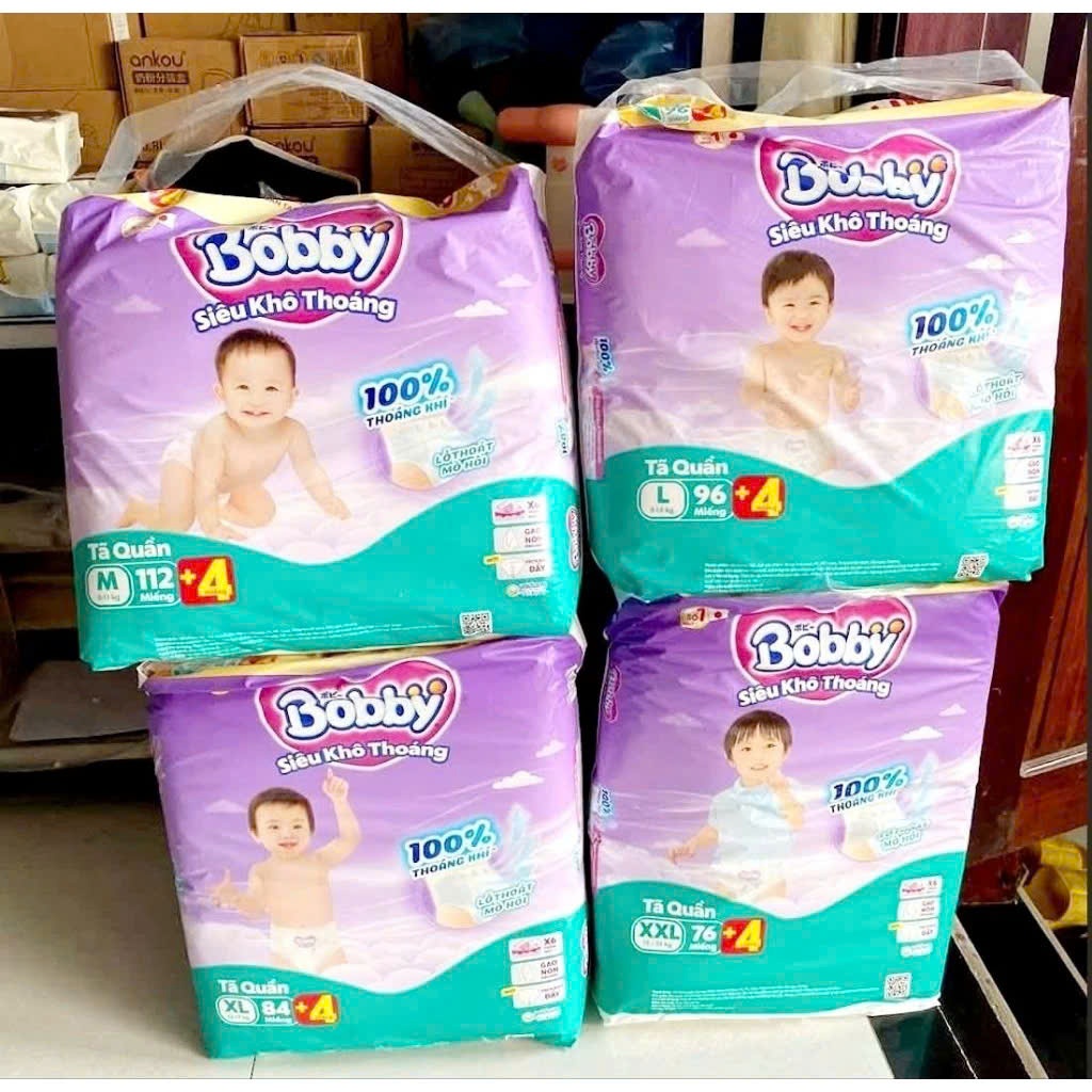 TÃ QUẦN BOBBY M112+4  L96+4  XL84+4  XXL76+4   XXL76