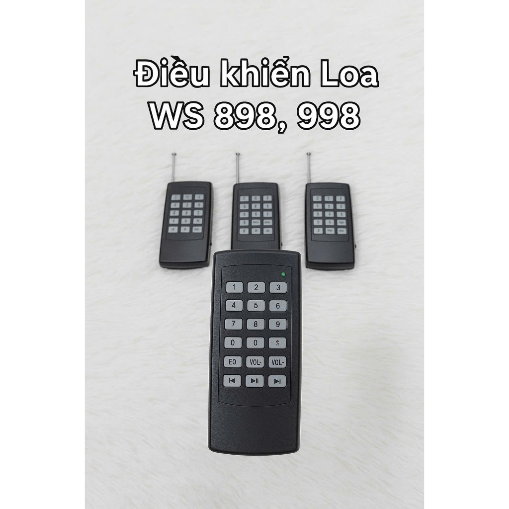 Điều Khiển Loa Trợ Giảng WS-898 WS-998 Chính Hãng (Tặng Pin Xịn)