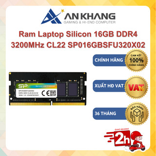 Ram Laptop Silicon 16GB DDR4 3200MHz CL22 SP016GBSFU320X02 RALTSI001 Chính hãng Bảo hành 36 Tháng