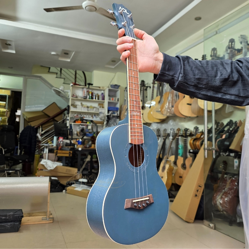 Đàn Ukulele Concert Tenor Andrew 81C 82C Full Gỗ Thịt gỗ Cao cấp xanh dương