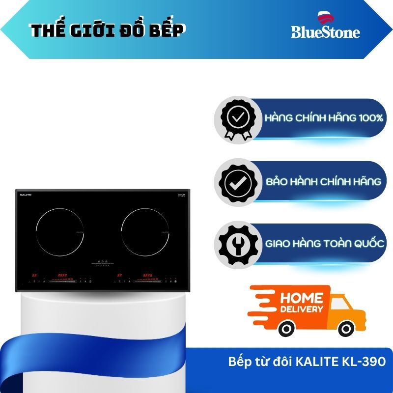 Bếp Từ Đôi KALITE KL3900 – Điều khiển cảm ứng trượt thông minh – An toàn tuyệt đối - TGB