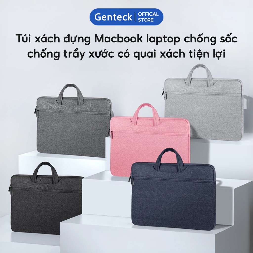 Túi Đựng Laptop Chống Sốc Có Quai Xách SMTech Chia Ngăn Túi Xách Laptop Macbook Chống Nước Tiện Lợi
