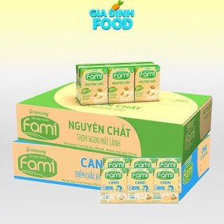   Thùng 36 Hộp  Sữa đậu nành Fami lốc 6 hộp 200ml 