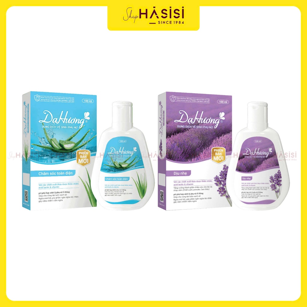 DUNG DỊCH VỆ SINH PHỤ NỮ DẠ HƯƠNG 100ML