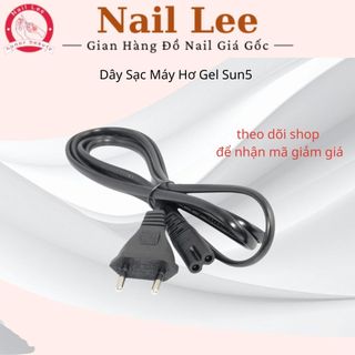  Dây Sạc Máy Hơ Gel Sun5  Dây Điện Máy Hơ Móng Tay Sun5 Dài 1,5m NAIL LEE 