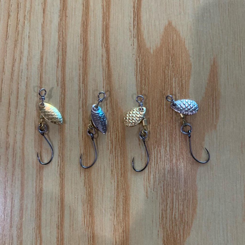 mồi thìa xoay mini câu lure cá mương, cá rô phi, câu lure cá nhỏ.