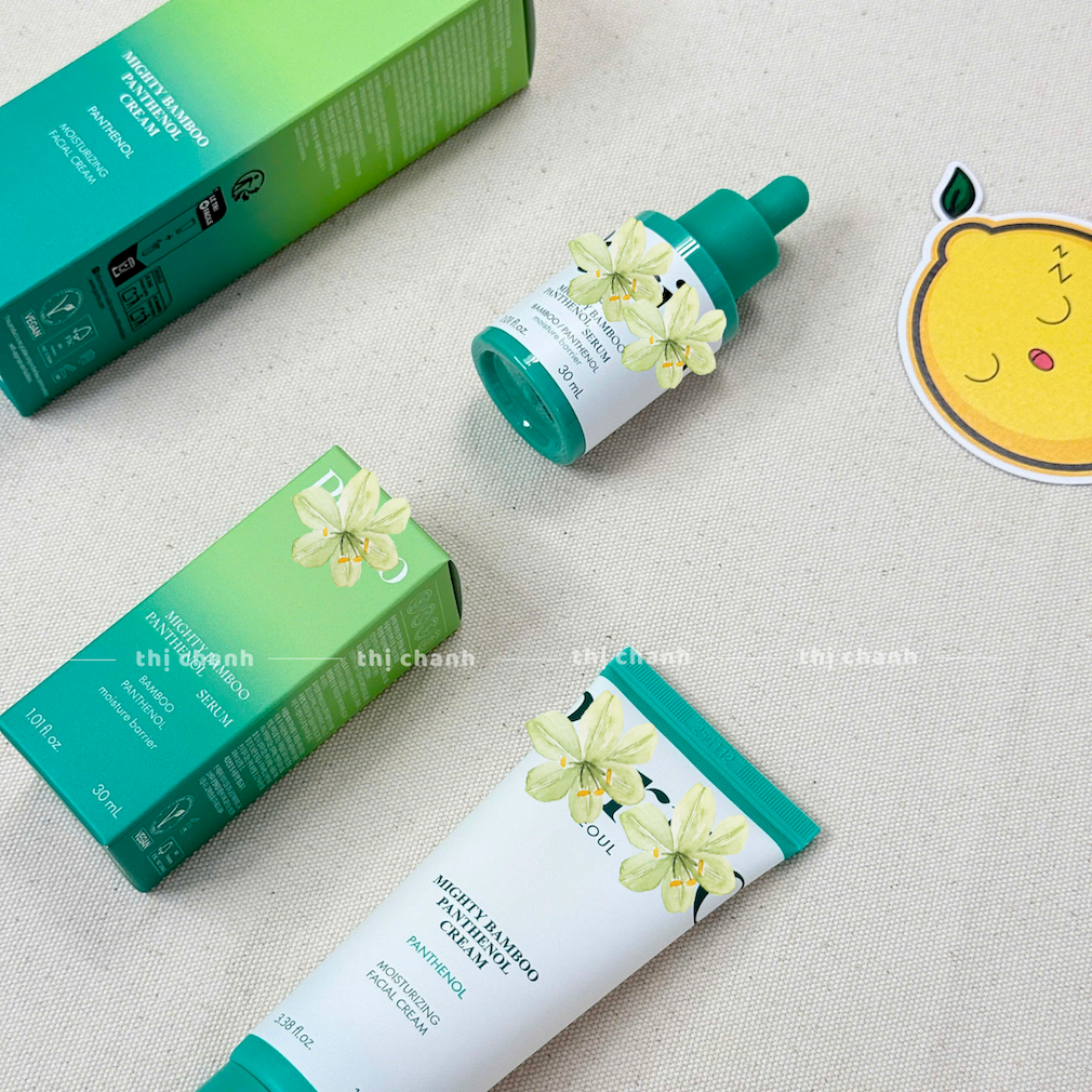 Serum/ Kem Dưỡng Tăng Cường Độ Ẩm, Phục Hồi Hàng Rào Bảo Vệ Da PURITO Bamboo Panthenol Serum/ Cream