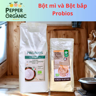 (Thanh lý) Bột mì đa dụng hữu cơ 1kg - Bột bắp 375g probio